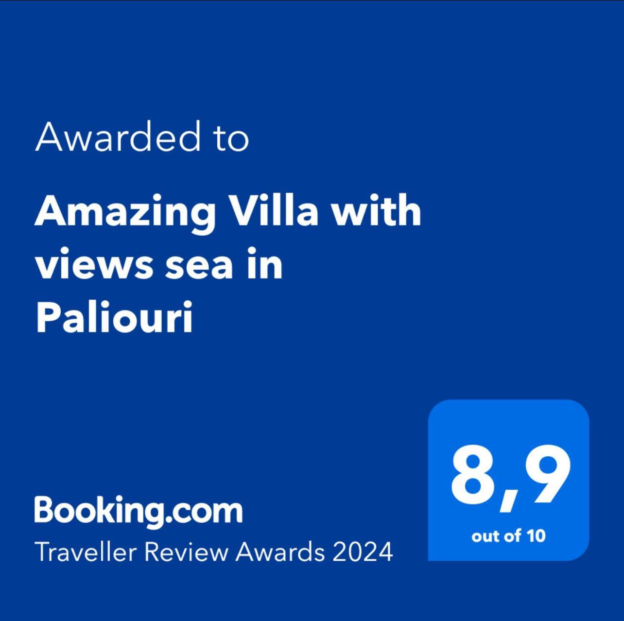 Amazing Villa With Views Sea In Paliouri Ngoại thất bức ảnh